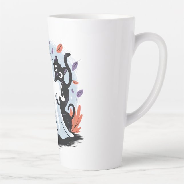 Tasse Latte Halloween Night Prowl (Droite)