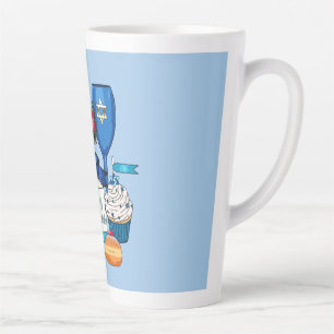 Tasse Latte Hanoukka Heureux - Dreidel - Star De David