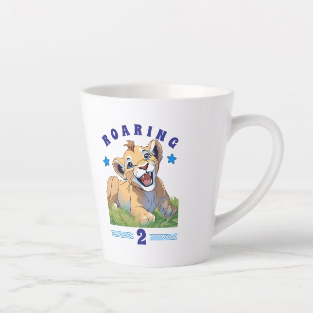 Tasse Latte Happy birthday (Droite)
