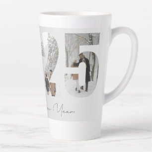 Tasse Latte Happy New Year 2025