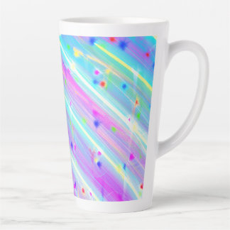 Tasse Latte Harmonie Abstraite