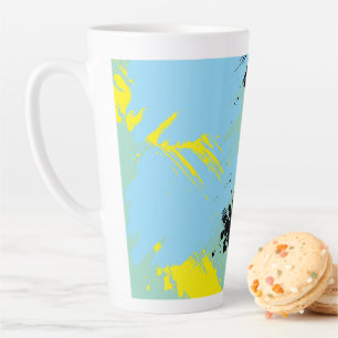 Tasse Latte Harmonie de couleurs élégante et douce