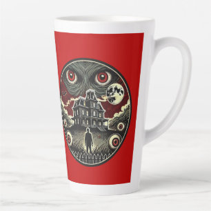 Tasse Latte Haunted Nightmares Halloween