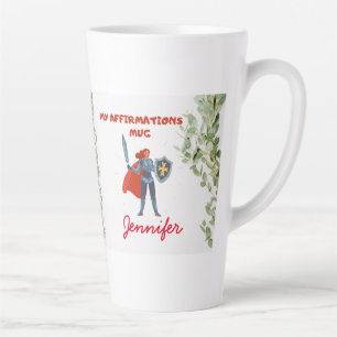 Tasse Latte Hébreux 13:6 Affirmation audacieuse Sans crainte J