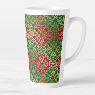 Tasse Latte Herald de la Renaissance médiévale Lion Leopard Me