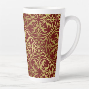 Tasse Latte Herald de la Renaissance médiévale Lion Leopard Me