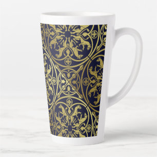 Tasse Latte Herald de la Renaissance médiévale Lion Leopard Me
