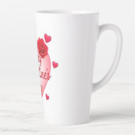 Tasse Latte Heureuse Sainte-Valentin