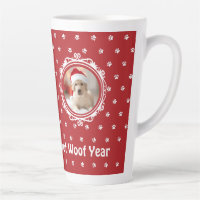 'Heureux Woof Year' Amoureux des chiens Noël Gros 