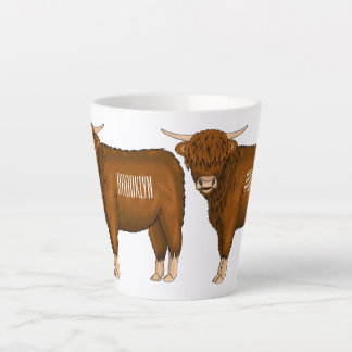 Tasse Latte Highland cow