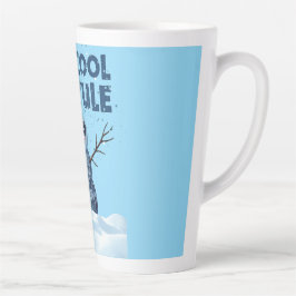 Tasse Latte Hip Snowman Conception de vacances - Musique