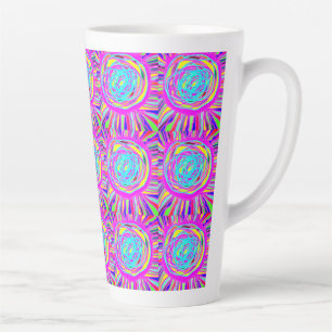 Tasse Latte Hippie Retro chill art de base