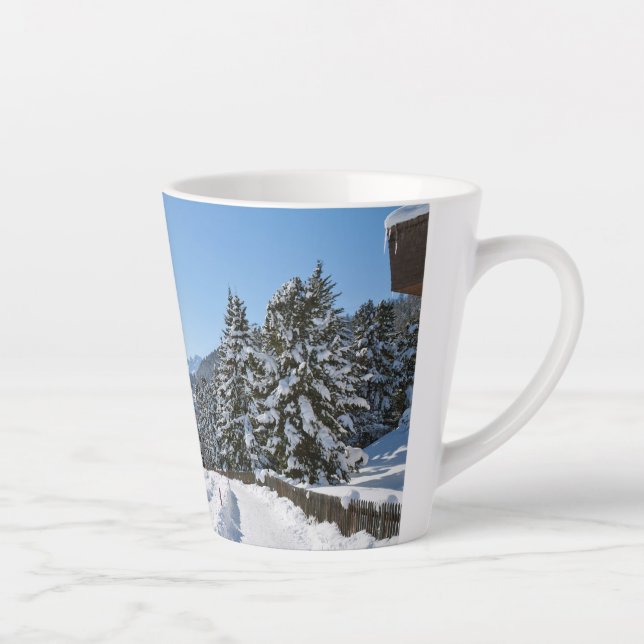 Tasse Latte Hiver à St. Moritz (Droite)