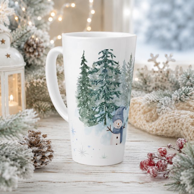 Tasse Latte Hiver Cozy  (Créateur téléchargé)