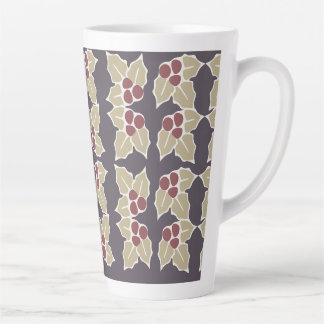 Tasse Latte Holly Motif