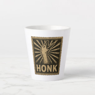 Tasse Latte Honk Goose Funny Duck Chicken Mème