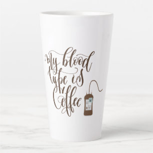 Tasse Latte Humour de pâte latte de café