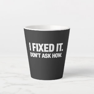 Tasse Latte Humour de programmeur drôle de débogage
