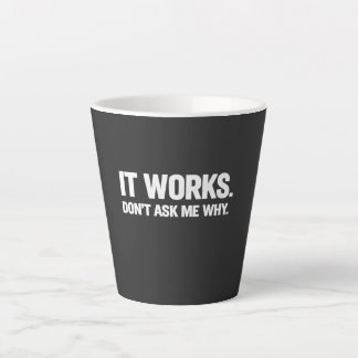 Tasse Latte Humour de programmeur drôle pour les développeurs 