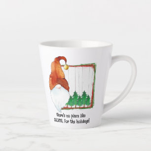 Tasse Latte Il n’y a pas de place comme GNOME, pour les vacanc