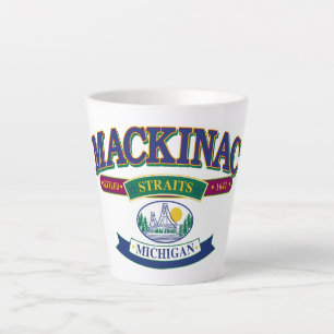 Tasse Latte Île Mackinac, Mackinac, île