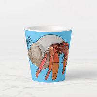 illustration de crabe solitaire de dessin animé