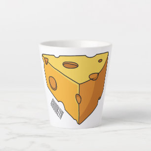 Tasse Latte Illustration de fromage