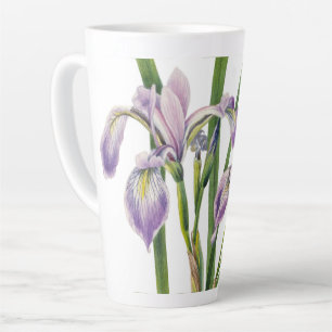 TASSE LATTE ILLUSTRATION DES FLEURS D'IRLANDE