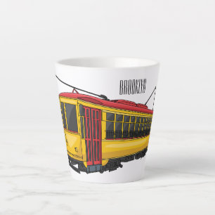 Tasse Latte Illustration du chariot Mata