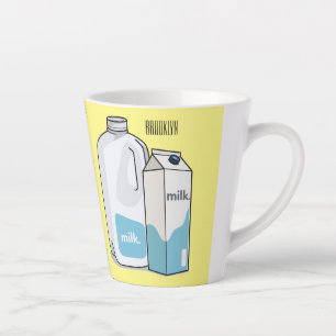 Tasse Latte Illustration du lait