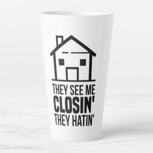 Tasse Latte Ils me voient conclure Agent immobilier