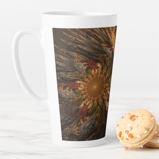 Tasse Latte Impressions tournesol (En situation)