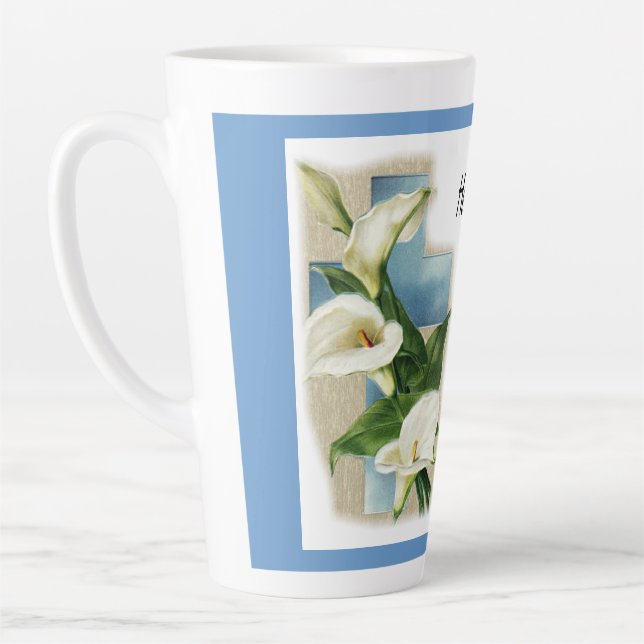 Tasse Latte Inspirationnel Il M'A Fait Digne (Gauche)