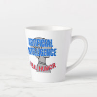 Intelligence artificielle, humour réel. w White BG