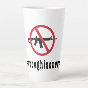 Tasse Latte Interdire AR-15 Suffit