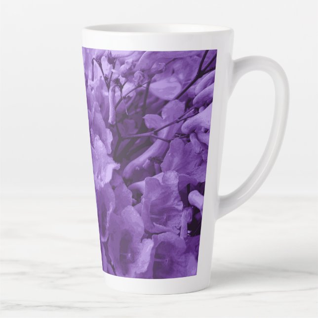 Tasse Latte Jacaranda Blooms (Droite)