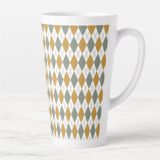 Tasse Latte Jacquard d'hiver Xanadu et Gold