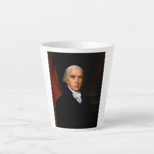 Tasse Latte James Madison le 4ème président : Amérique colonia