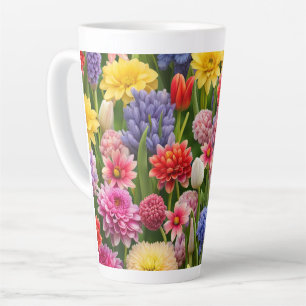 Tasse Latte Jardin aux fleurs #44 -