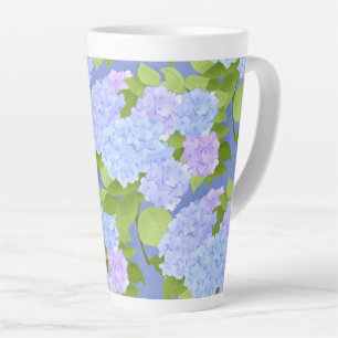 Tasse Latte Jardin de nuit hydrangea