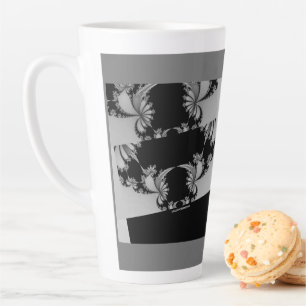 Tasse Latte Jardin fragile gris