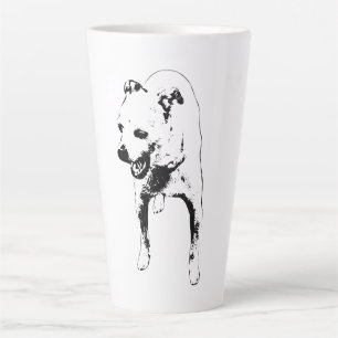 Tasse Latte Jaune endormi dans la moisson