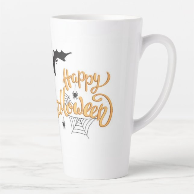 Tasse Latte jaunes d'haloween (Droite)