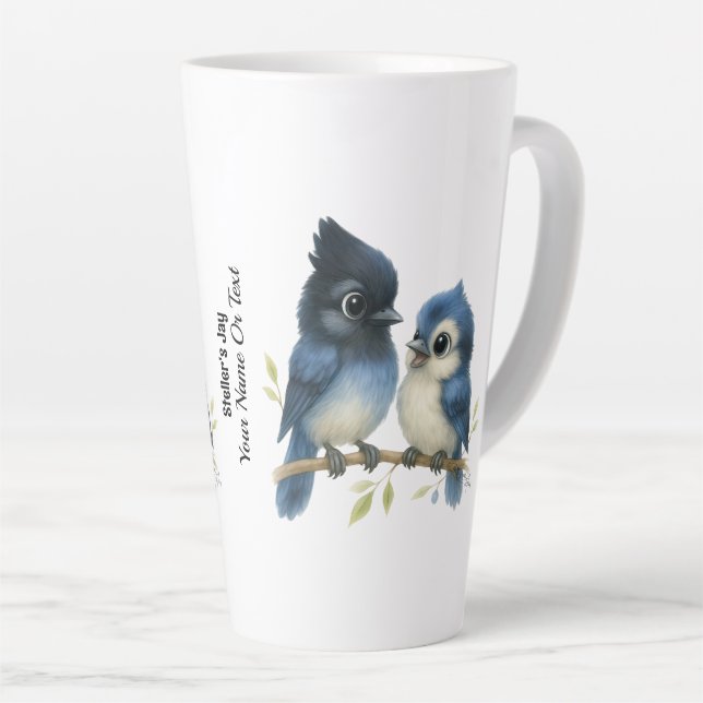 Tasse Latte Jay de Sassy Steller (Angle droit)