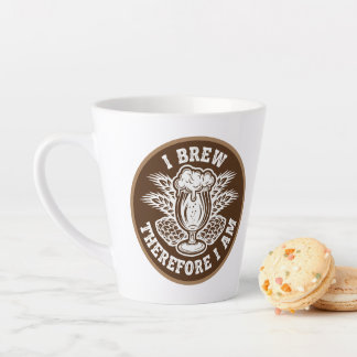 Tasse Latte Je Brasse Donc Je Suis