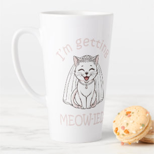 Tasse Latte Je me fais marier Miaou !