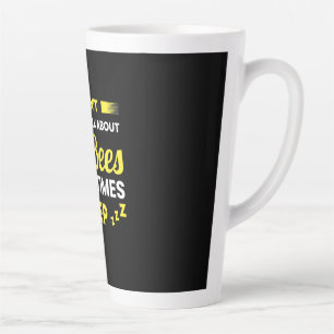 Tasse Latte Je Parle Toujours Des Abeilles