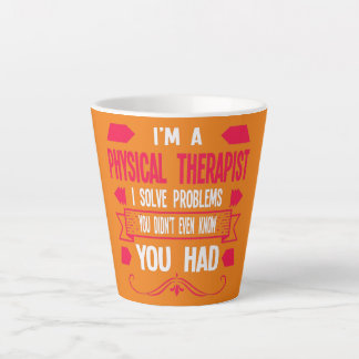 Tasse Latte Je suis physiothérapeute 