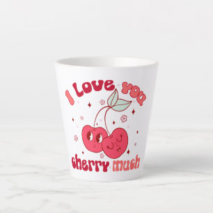 Tasse Latte Je T'Aime Beaucoup Cherry