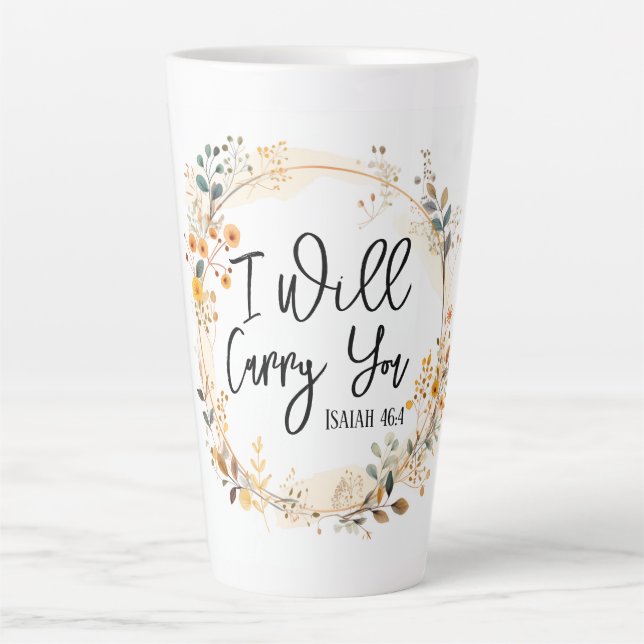 Tasse Latte Je Vous Porterai De La Musique (Devant)